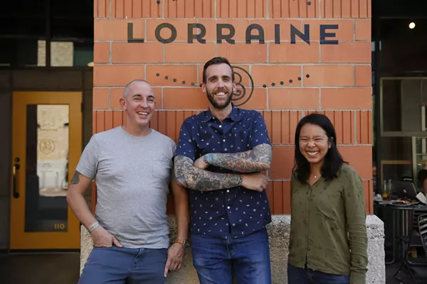 L-R Charlie Biedenharn, Jeremy Mandrell, Anne Ng of Bakery Lorraine - COURTESY