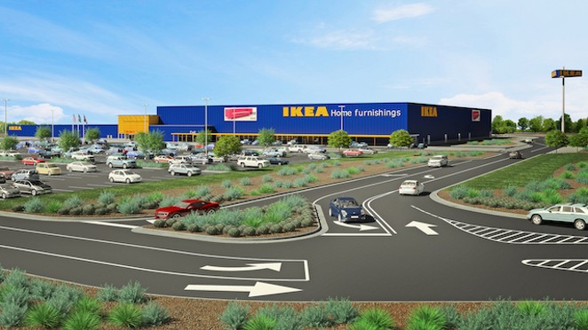 Rendering of Live Oak location - COURTESY OF IKEA