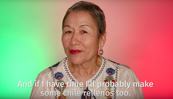TJH's mother-in-law Teresa, subtitled while speaking in very understandable English. - YOUTUBE / HANGING WITH LOS HENRYS