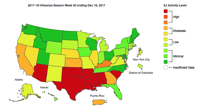 As of December 16, 2017 - CENTER FOR DISEASE CONTROL