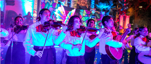 Everyone we saw Friday at San Antonio's Day of the Dead River Parade