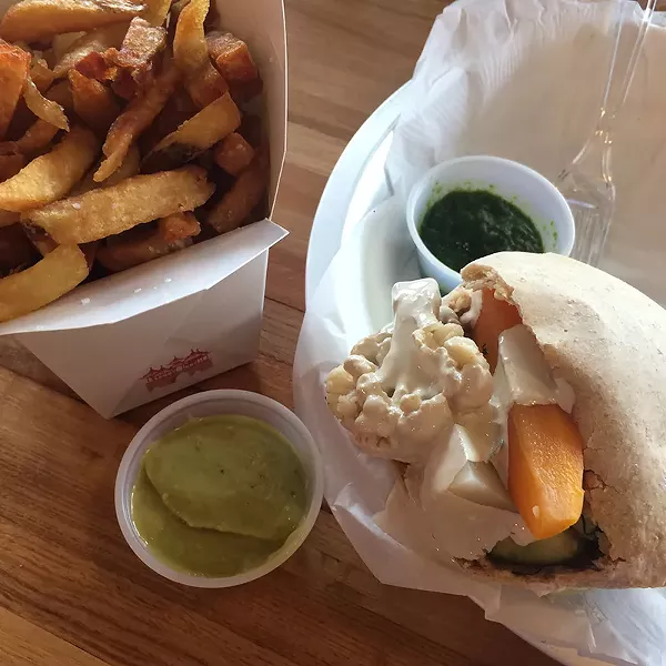 Kosher and vegan and delicious? All three at Moshe's. - JESSICA ELIZARRARAS