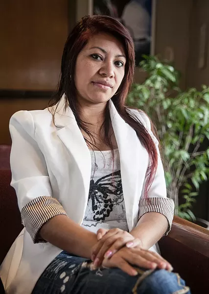 Sulma Franco fears being deported due to lack of LGBT tolerance back home in Guatemala. - ALBERTO MARTINEZ