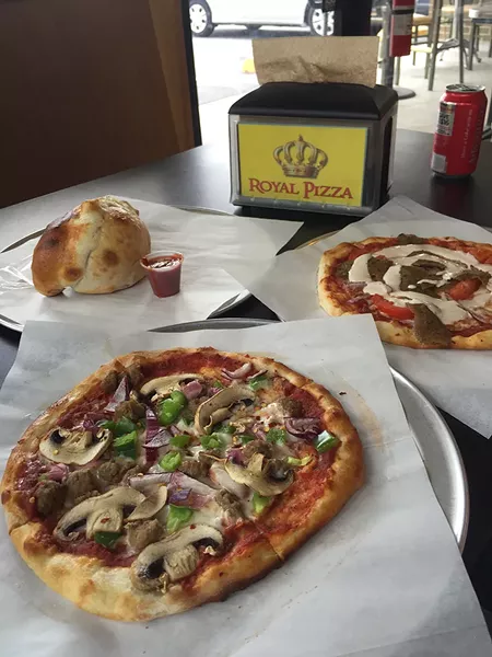Pizzas fit for a king. - TAYLOR ALLEN