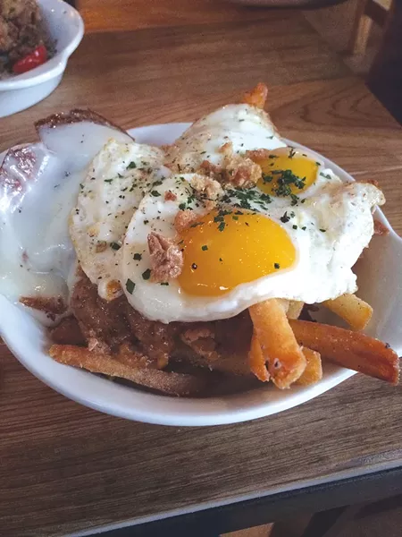 Chicharrón fries are a must-have. - JESSICA ELIZARRARAS
