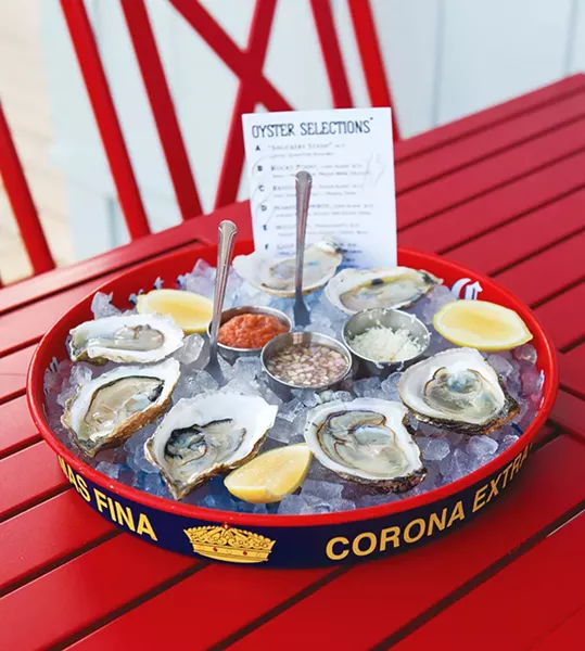 Shuck Shack's bivalve selection changes often, but always features something fresh. - DAN PAYTON