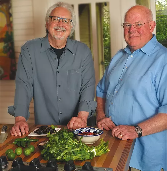 Chris Waters Dunn (left) and Cappy Lawton (right), authors of Enchiladas: Aztec to Tex-Mex - GREG HARRISON