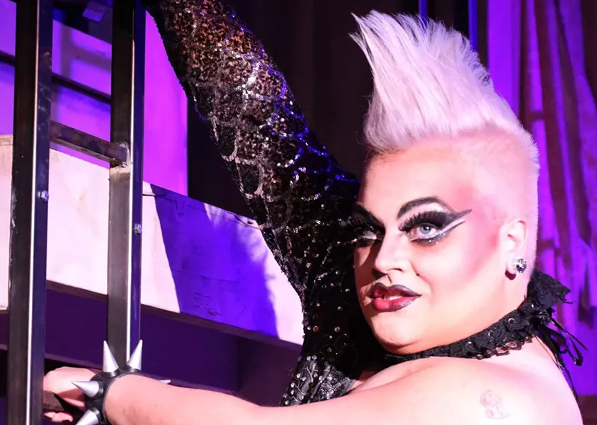 Ginger Minj in full Frank-n-Furter regalia. - COURTESY