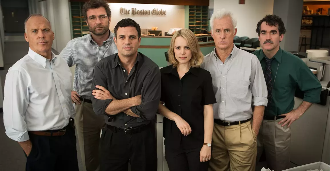An all-star cast plays the “Spotlight” team. - COURTESY