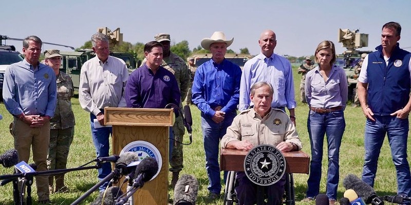 Critics charge that Gov. Greg Abbott's Operation Lone Star is more about spectacle than seeking a workable solution to the spike in border crossings.
