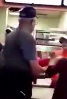 Video Shows Employee, Customer Throwing Trays During Fight at San Antonio Popeye's