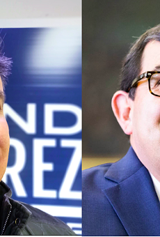 Democratic Texas Rep. Roland Gutierrez (left) is running against first-term Texas Sen. Pete Flores (right), a Republican.