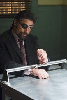 Manu Bennett as Slade Wilson/Deathstroke in season 3 of Arrow.