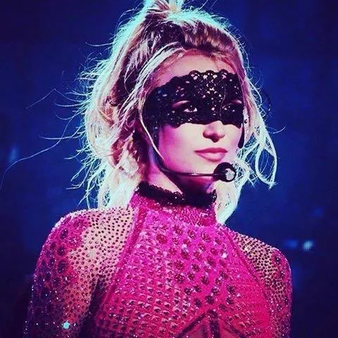 After a long stretch entertaining in Vegas, Britney Spears is hitting the road again — with some high-priced tickets. - VIA BRITNEY SPEARS' FACEBOOK PAGE