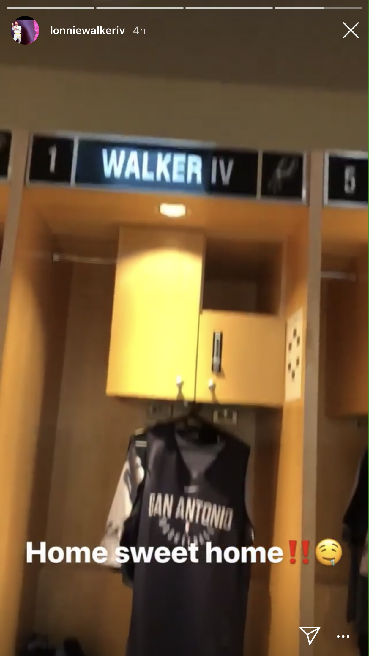 Lonnie Walker IV Calls Spurs Locker 