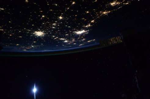 Astronaut Scott Kelly tweeted this picture of Texas from space. - VIA TWITTER USER @STATIONCDRKELLY