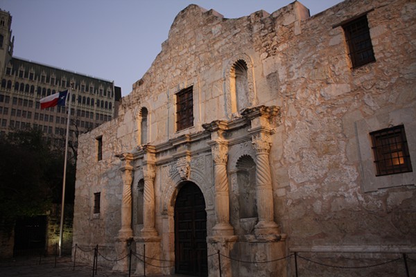 Julio Perez, 22, was arrested for carving his name inside The Alamo. - WIKIMEDIA COMMONS