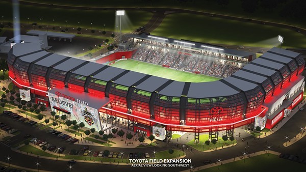Toyota Field could one day be the home of a Major League Soccer team. - COURTESY
