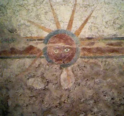 Frescos at Mission Concepción were painted more than 250 years ago, according to the National Park Service. - NATIONAL PARK SERVICE