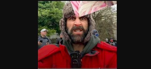 Matthew Mazzocco was seen in this TikTok video which purports to show him participating the Capitol insurrection. - TIKTOK / BECCABOOSTANACCOUNT