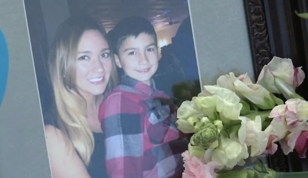 A photo of Natalie Servantes, 28, with her 10-year-old son. - SCREENSHOT, NEWS 4 SAN ANTONIO