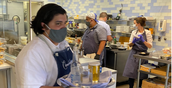 Plenty of businesses in San Antonio are continuing to operate with a "mask required" policy. - SANFORD NOWLIN