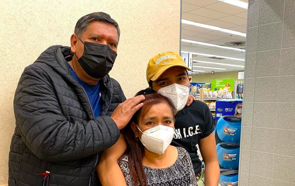 Sebastian Araujo shared the story on social media after her mother, who's undocumented, was initially turned away from a vaccination appointment. - INSTAGRAM / SEBASTIANARAUJO