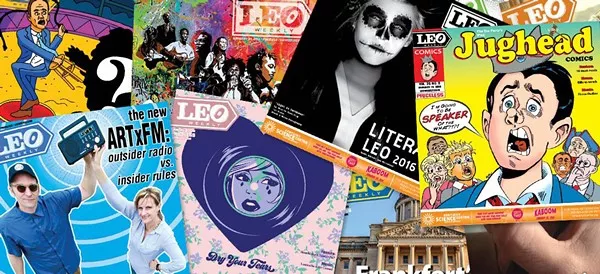 Covers of Louisville's LEO Weekly. - COURTESY PHOTO / LEO WEEKLY