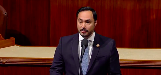 U.S. Rep. Joaquin Castro speaks in the U.S. House of Representatives. - SCREEN CAPTURE / C-SPAN
