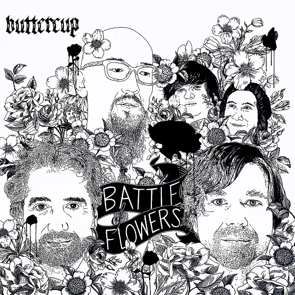 "BATTLE OF FLOWERS" ALBUM ART BY CHRIS SAUTER