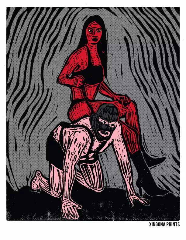 "GOALS" - digital illustration by Xingona Prints