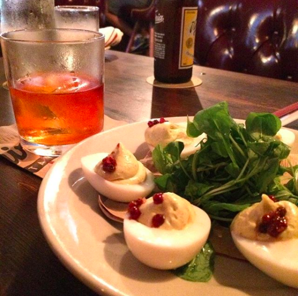 Snacks and cocktails at Esquire Tavern - INSTAGRAM/DOUGKAWALSKI