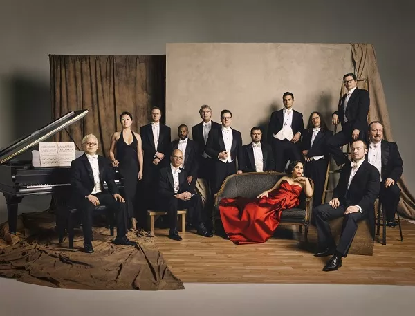 Pink Martini is way more accessible than this picture indicates. - PHOTO CREDIT: CHRIS HORNBECKER