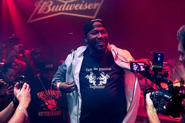 Bun B's all smiles, wearing the shirt with the most truth. - MARCO TORRES/HOUSTON PRESS
