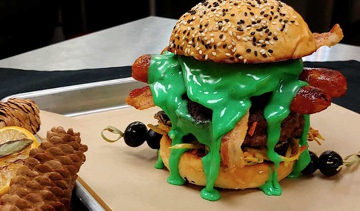 San Antonio Burger Shop Adds Halloween Specials Complete With Radioactive Queso Flavor