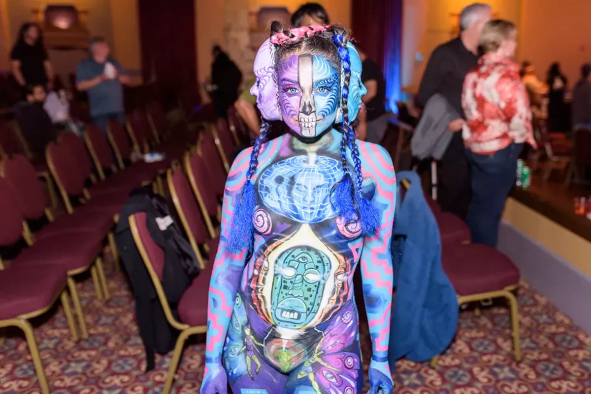 Sexy, Colorful Moments from the 2019 Texas Body Paint Competition San