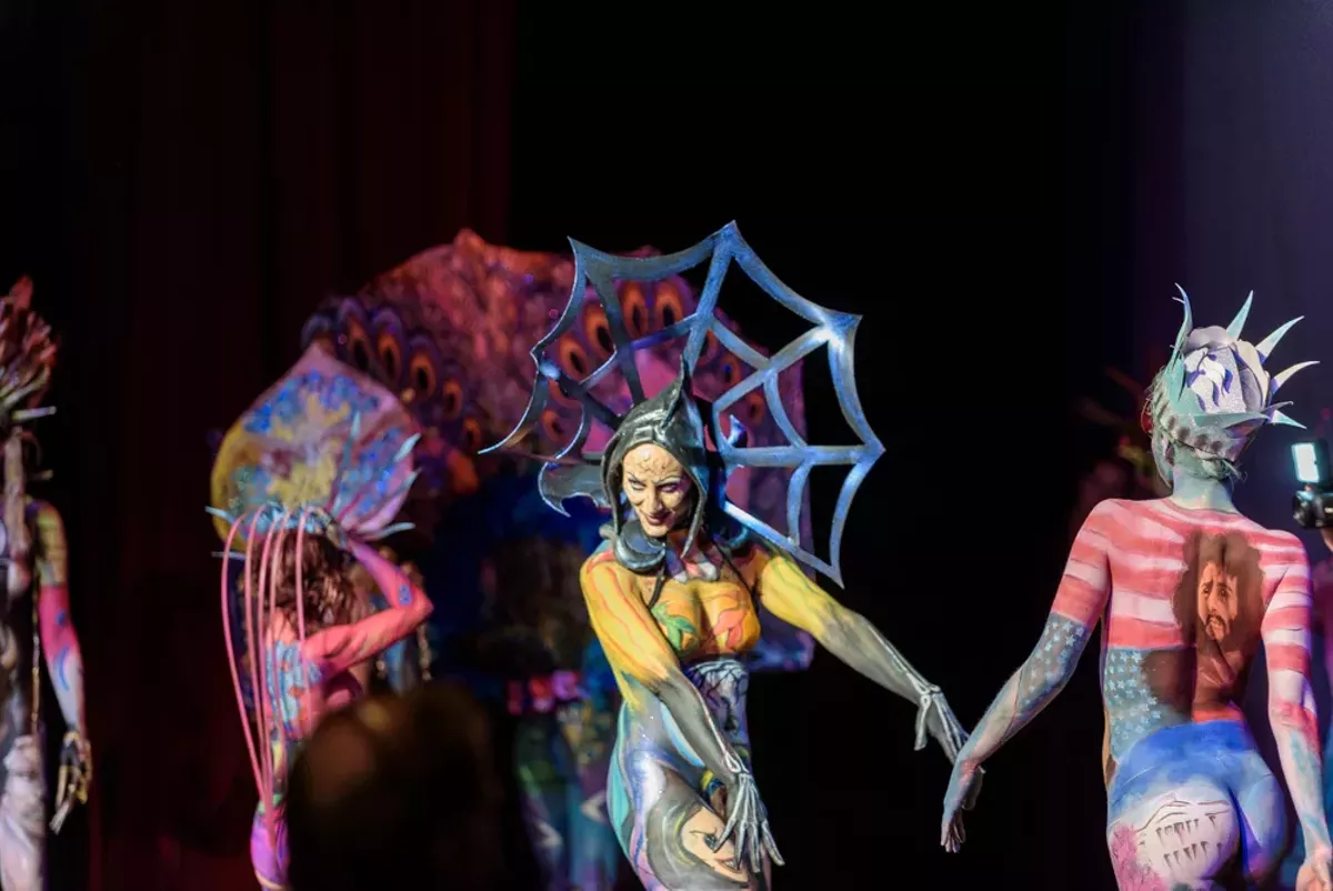 Sexy, Colorful Moments from the 2019 Texas Body Paint Competition San Antonio Slideshows