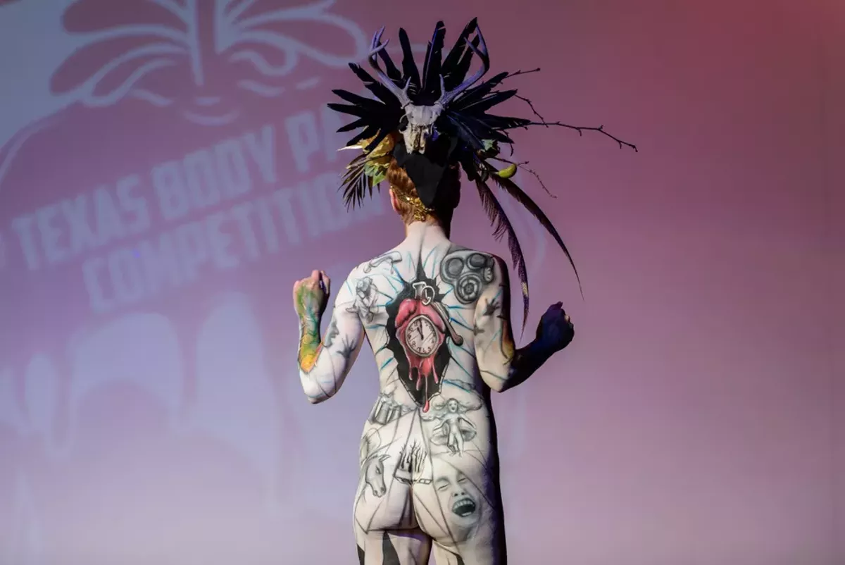 Sexy, Colorful Moments from the 2019 Texas Body Paint Competition San