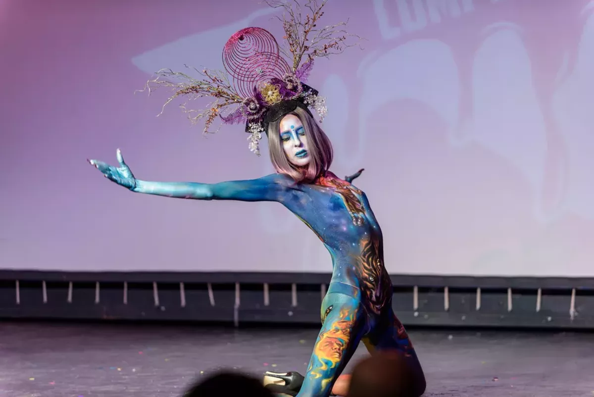 Sexy, Colorful Moments from the 2019 Texas Body Paint Competition San Antonio Slideshows