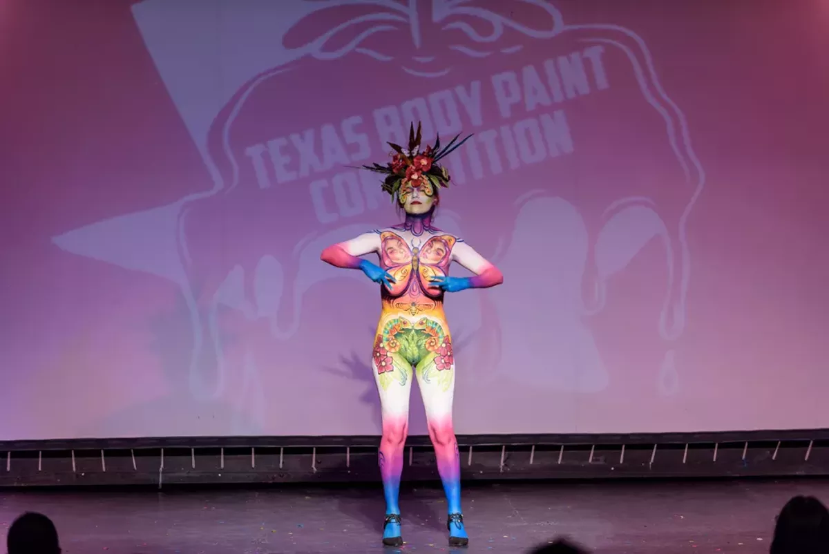 Sexy, Colorful Moments from the 2019 Texas Body Paint Competition San