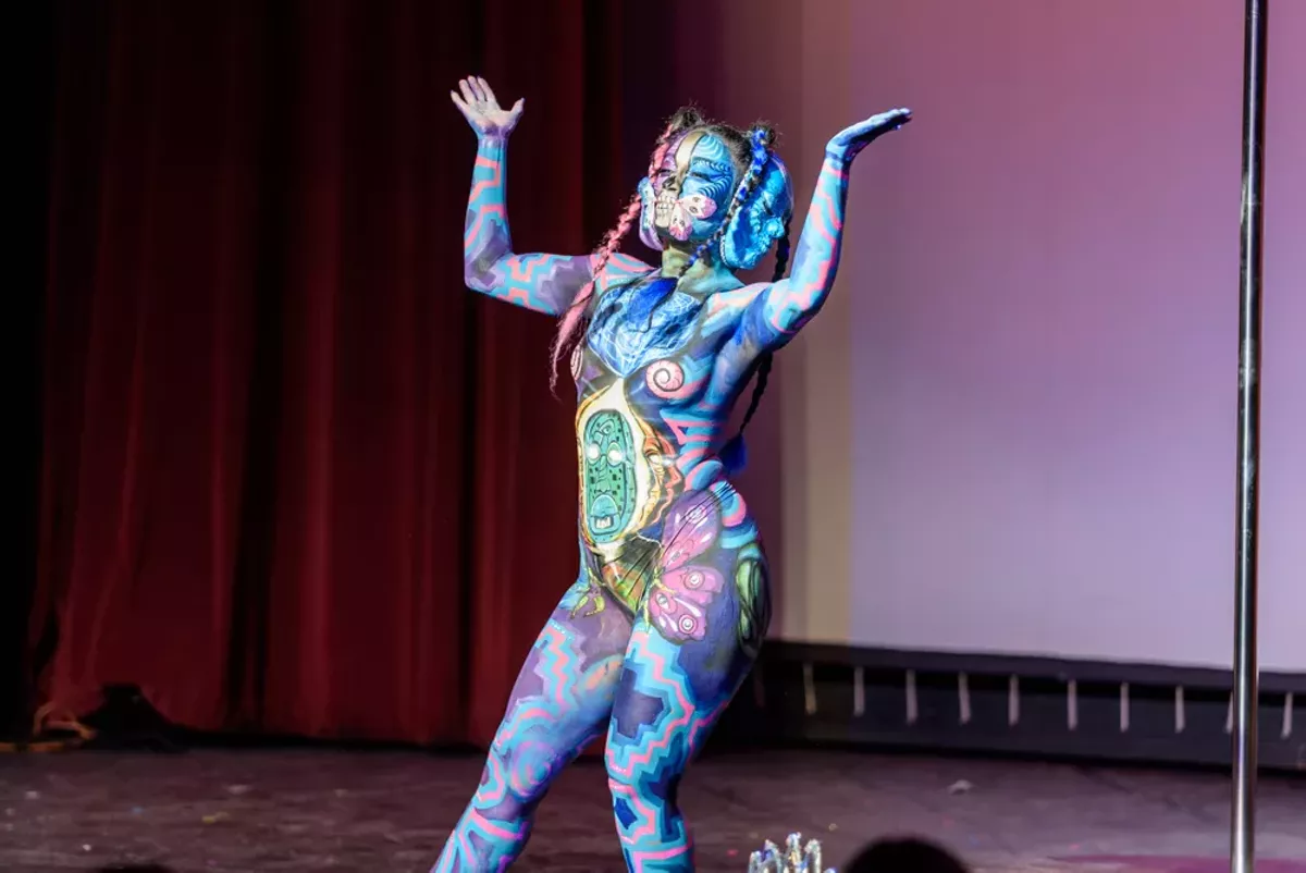 Sexy, Colorful Moments from the 2019 Texas Body Paint Competition San Antonio Slideshows