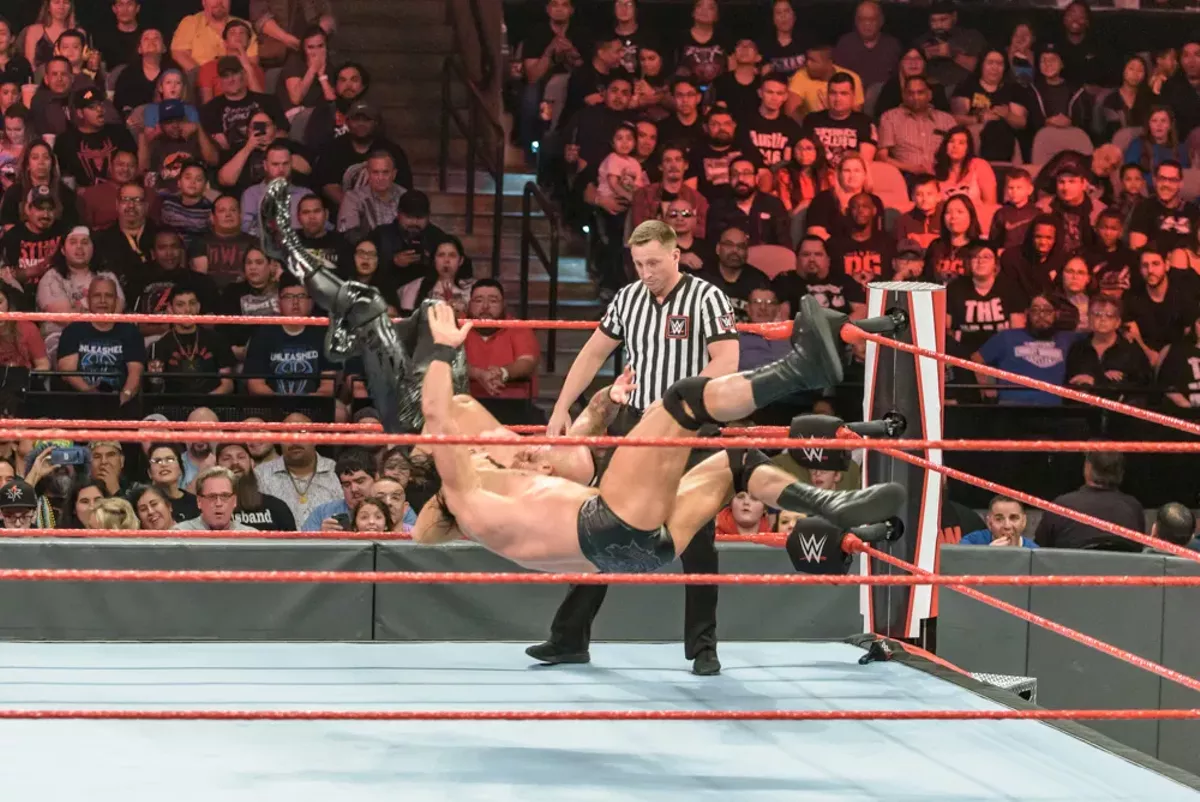 Scenes from WWE Monday Night Raw at the AT&T Center San Antonio