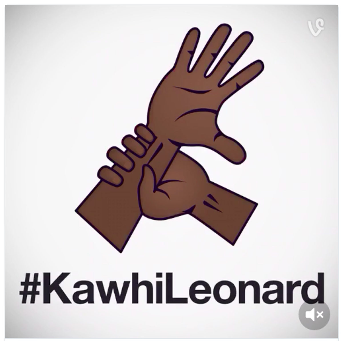 kawhi leonard hand logo
