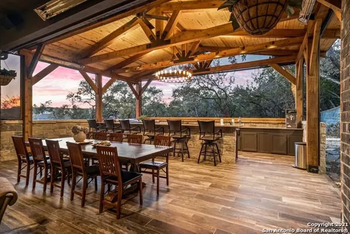 This North San Antonio Home Comes With The Ultimate Outdoor Kitchen And A 1 600 Bottle Wine Cellar Cur Bottle Wine Cellar, Outdoor Kitchens San Antonio