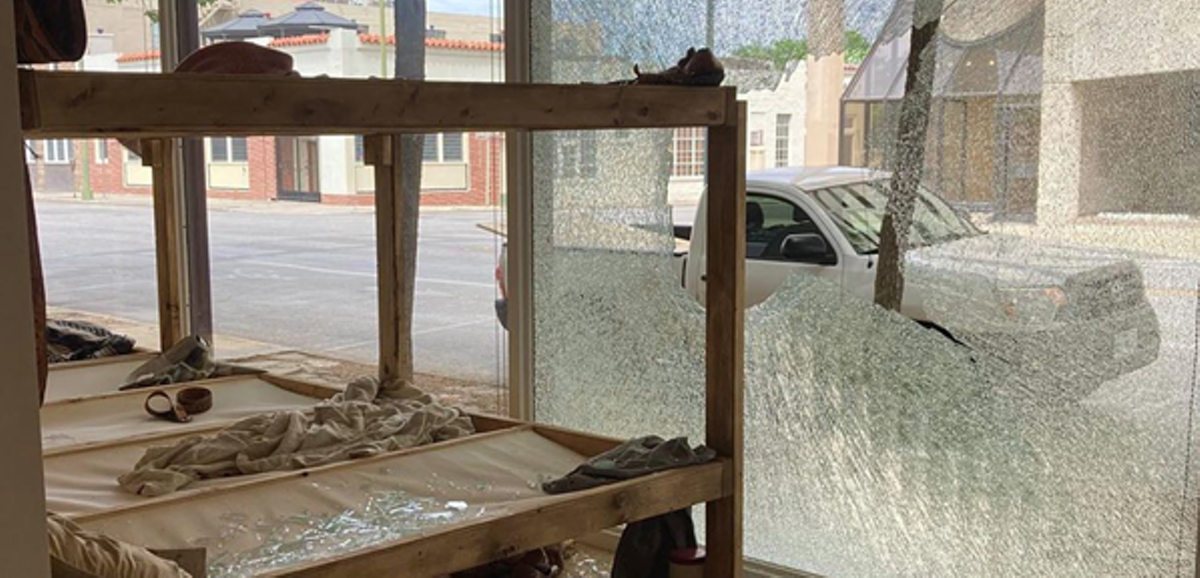 Vandal smashes Artpace window, affecting exhibition by San Antonio artist José Villalobos - Vimarsana News