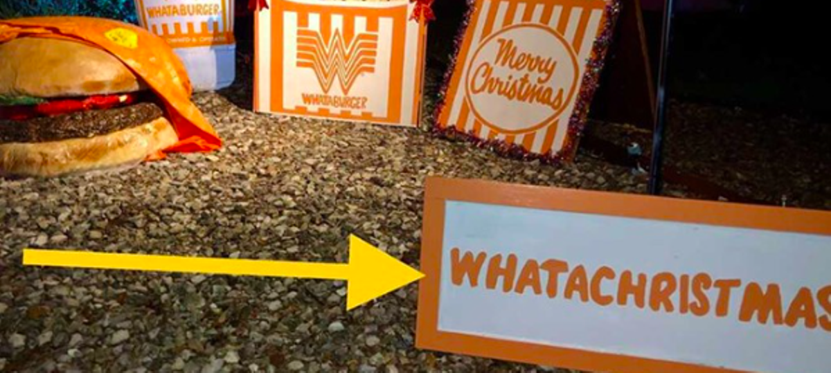 San Antonio family looking for thief of huge, handmade Whataburger Christmas yard decoration - Vimarsana News