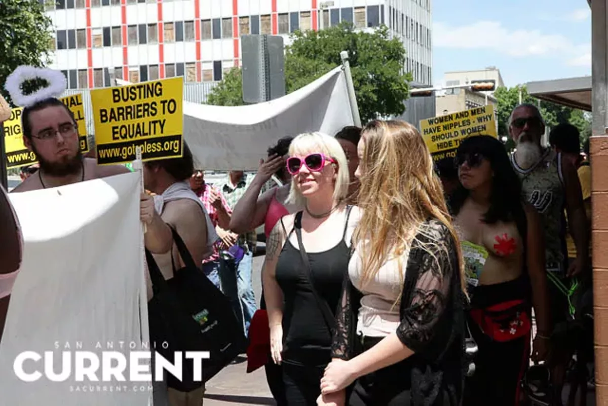 12 Provocative Pics from the SA Go Topless Rally San Antonio San