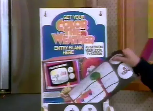 From a commercial for the KENS-5 Color the Weather contest. - YOUTUBE