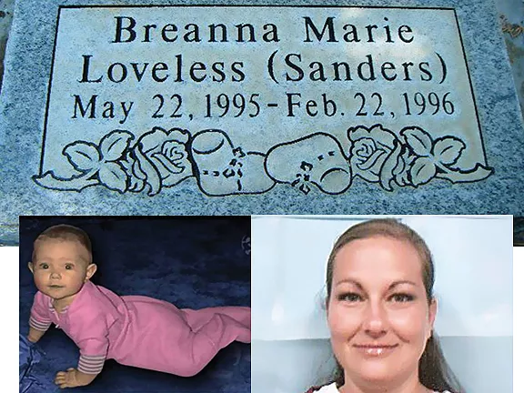 Bobbie Widdison (right) was convicted in 1998 for the murder of her daughter Breanna (left)