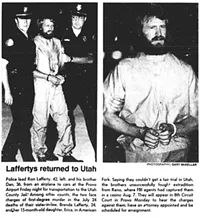 Clippings from 1984 issues of the Deseret News